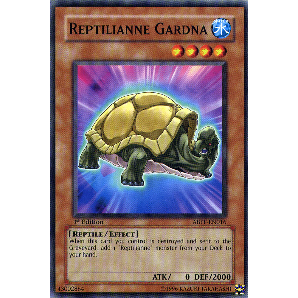 Reptilianne Gardna ABPF-EN016 Yu-Gi-Oh! Card Reptilianne Gardna ABPF-EN016 Yu-Gi-Oh! Card