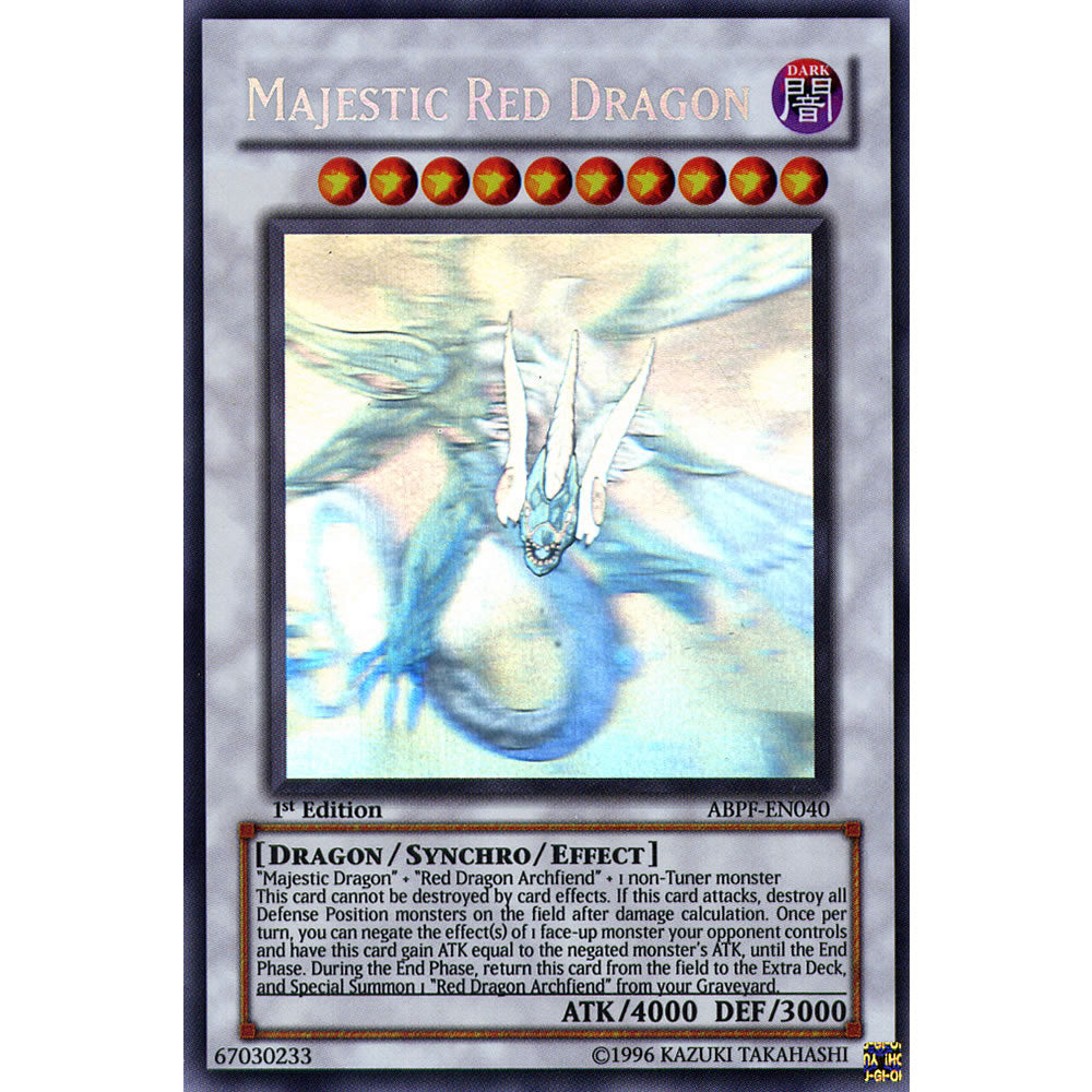 Majestic Red Dragon ABPF-EN040 Yu-Gi-Oh! Card from the Absolute Powerforce Set