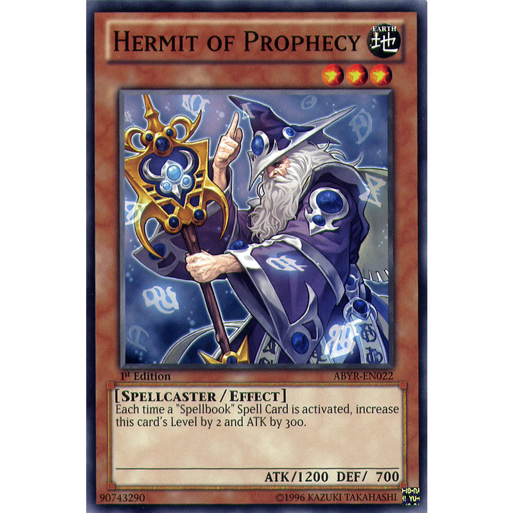 Hermit of Prophecy ABYR-EN022 Yu-Gi-Oh! Card Hermit of Prophecy ABYR-EN022 Yu-Gi-Oh! Card