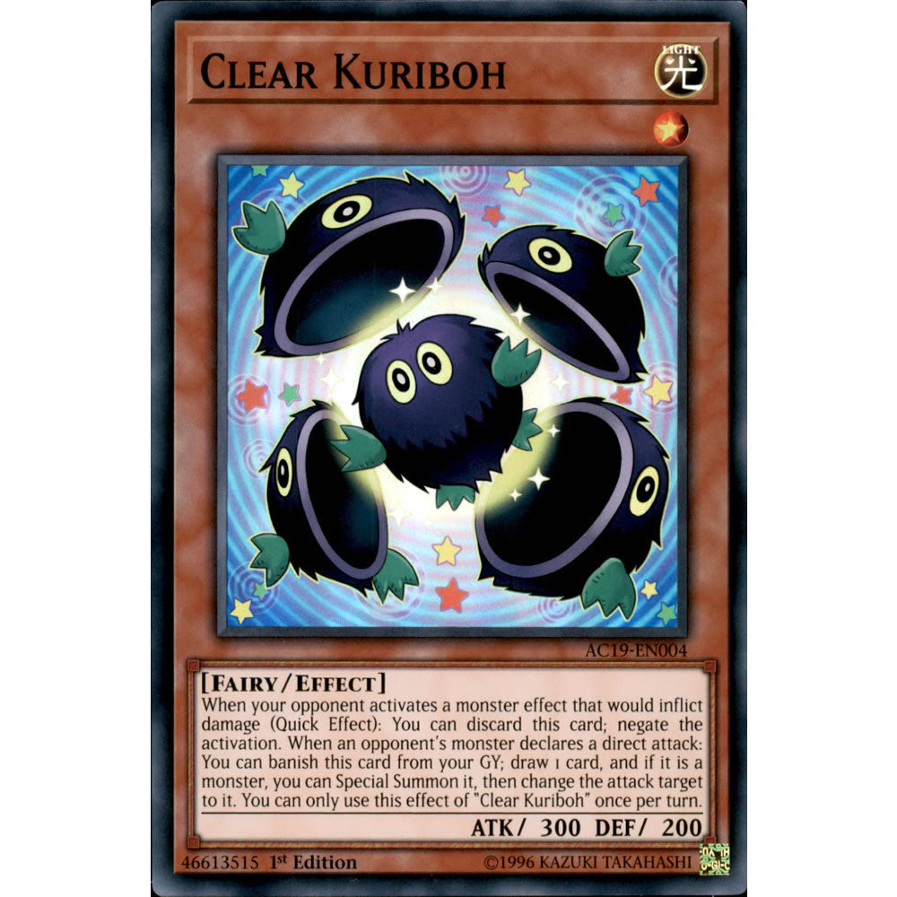 clear monsters yugioh Clear Kuriboh AC19-EN004 Yu-Gi-Oh! Card