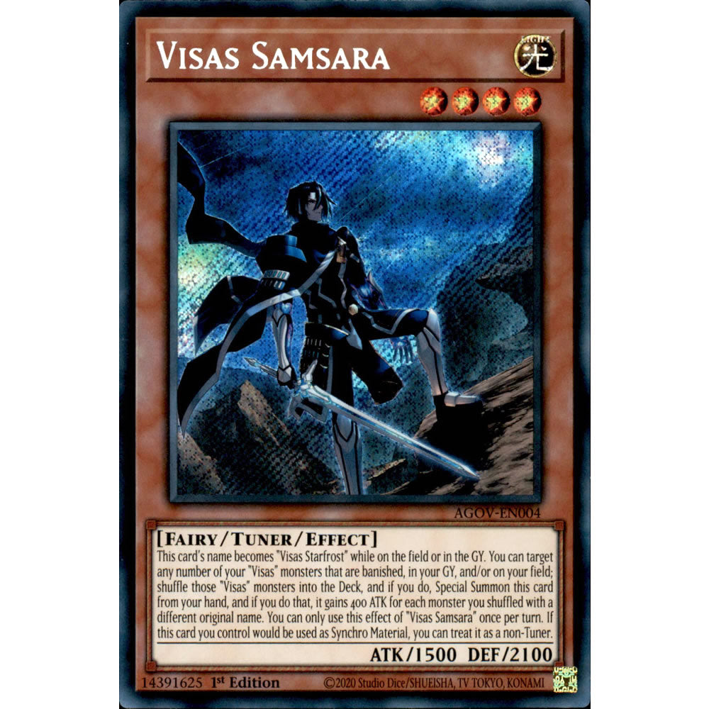 visas cards yugioh Visas Samsara AGOV-EN004 Yu-Gi-Oh! Card