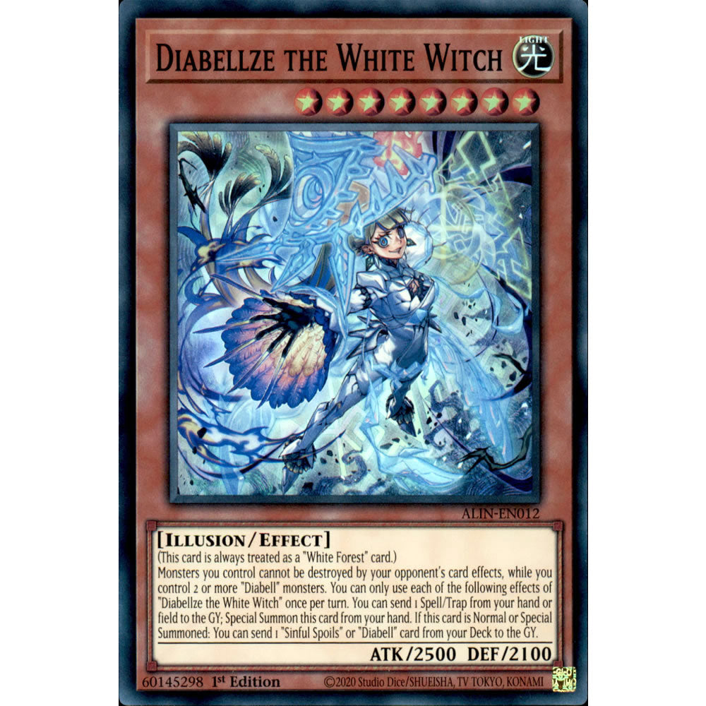 Diabellze the White Witch ALIN-EN012 Yu-Gi-Oh! Card from the Alliance Insight Set