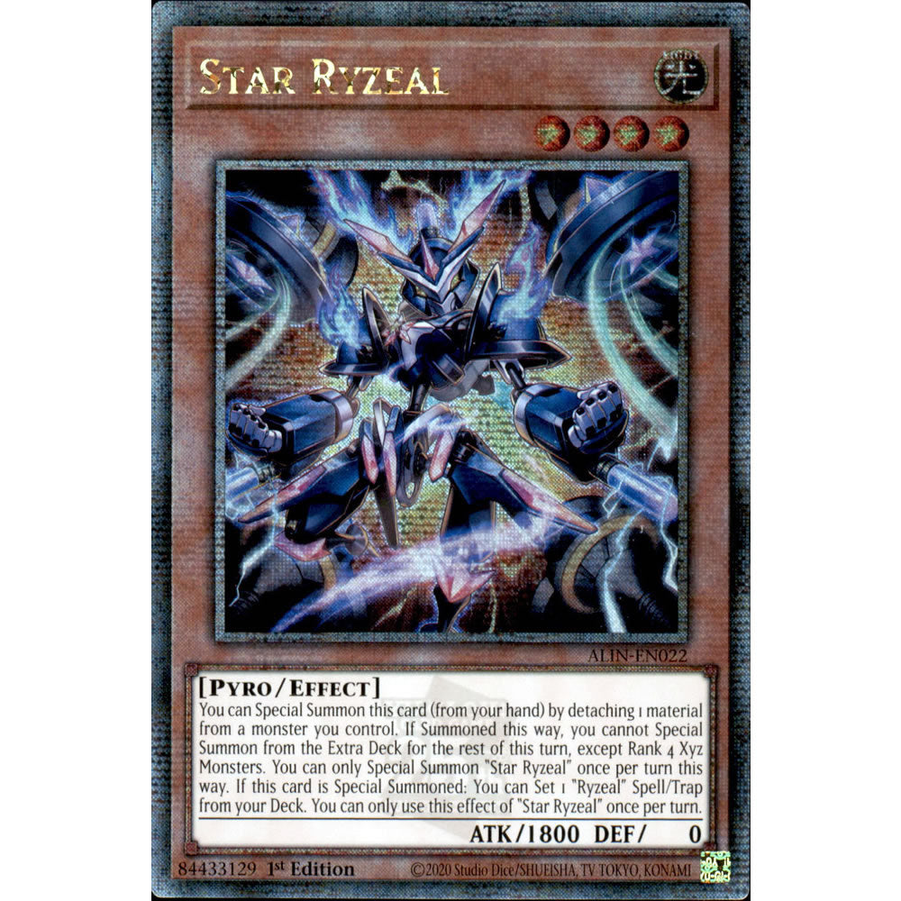 Star Ryzeal ALIN-EN022 Yu-Gi-Oh! Card from the Alliance Insight Set