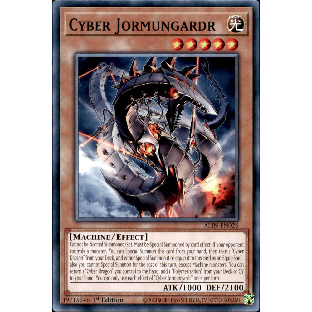 Cyber Jormungardr ALIN-EN026 Yu-Gi-Oh! Card from the Alliance Insight Set