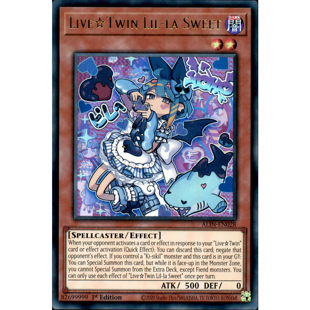 Live?Twin Lil-la Sweet ALIN-EN028 Yu-Gi-Oh! Card from the Alliance Insight Set