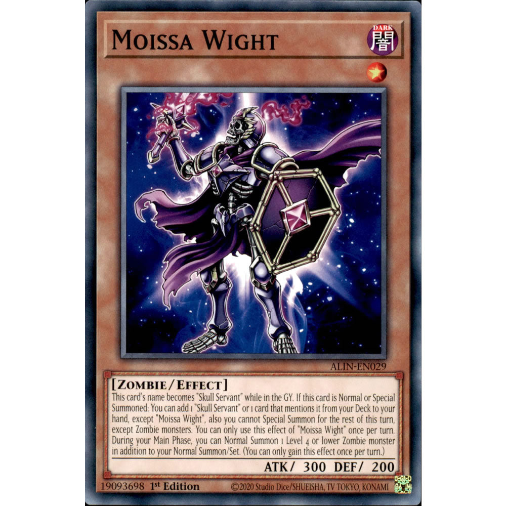Moissa Wight ALIN-EN029 Yu-Gi-Oh! Card from the Alliance Insight Set
