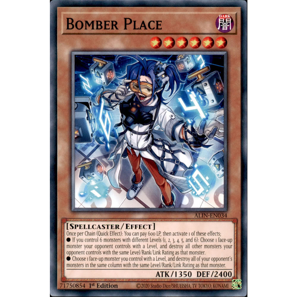 Bomber Place ALIN-EN034 Yu-Gi-Oh! Card from the Alliance Insight Set