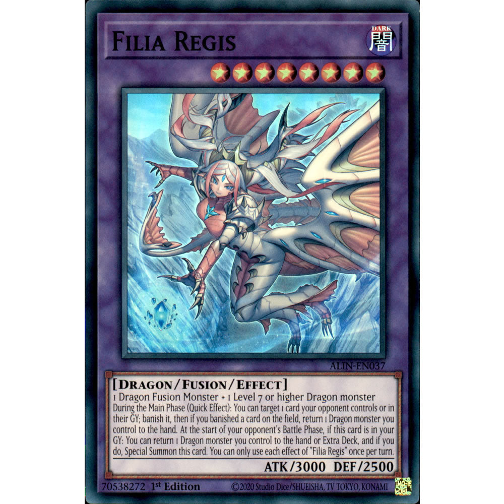 Filia Regis ALIN-EN037 Yu-Gi-Oh! Card from the Alliance Insight Set