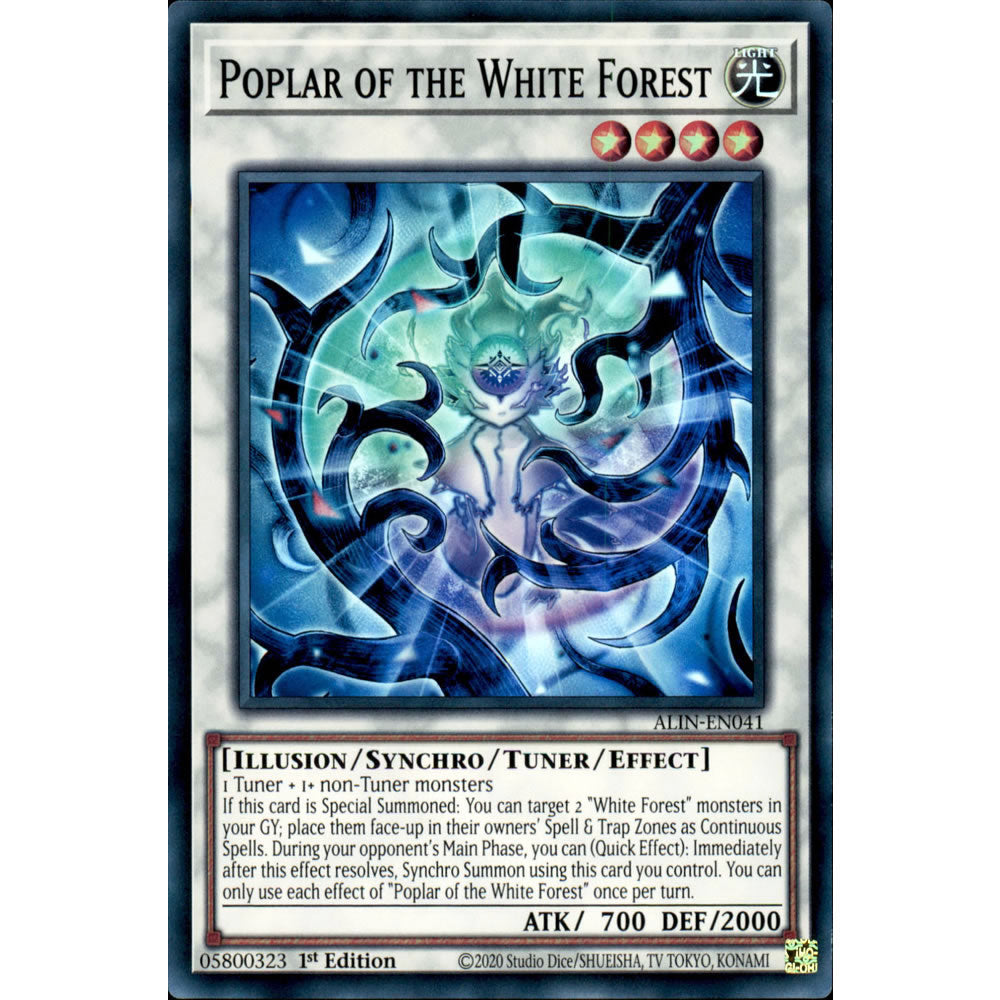 Poplar of the White Forest ALIN-EN041 Yu-Gi-Oh! Card from the Alliance Insight Set