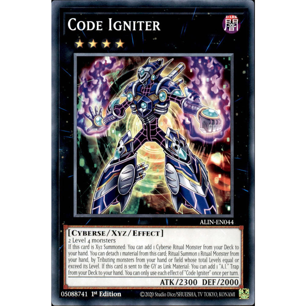 Code Igniter ALIN-EN044 Yu-Gi-Oh! Card from the Alliance Insight Set
