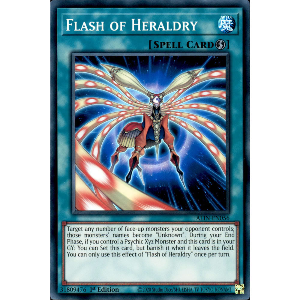 Flash of Heraldry ALIN-EN056 Yu-Gi-Oh! Card from the Alliance Insight Set