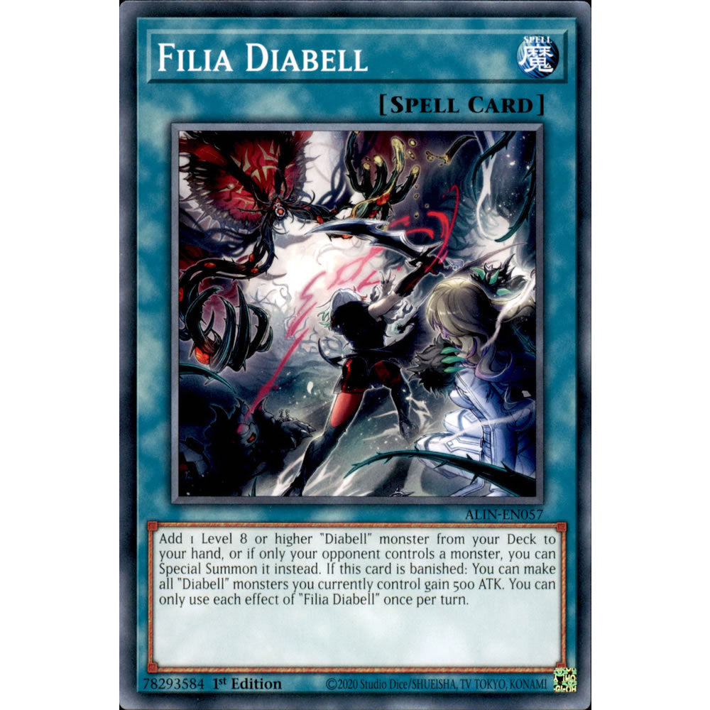 Filia Diabell ALIN-EN057 Yu-Gi-Oh! Card from the Alliance Insight Set