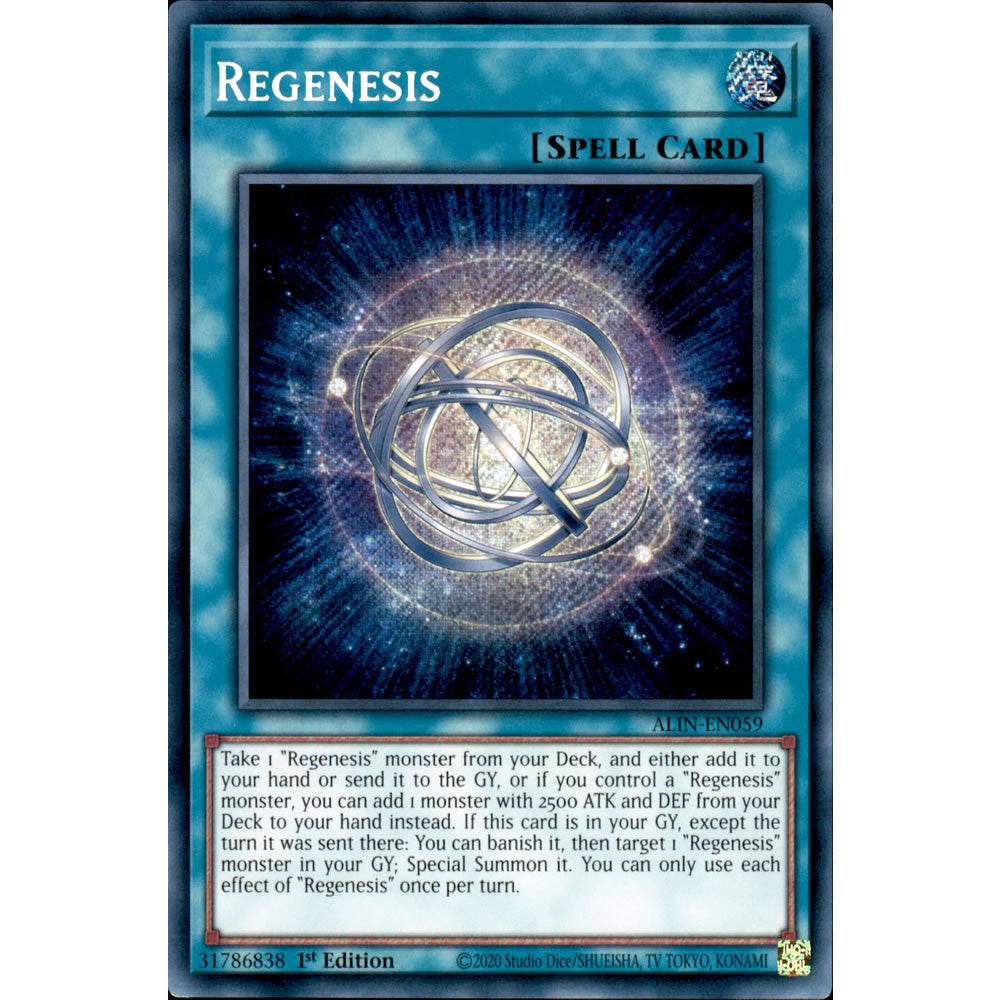 Regenesis ALIN-EN059 Yu-Gi-Oh! Card from the Alliance Insight Set