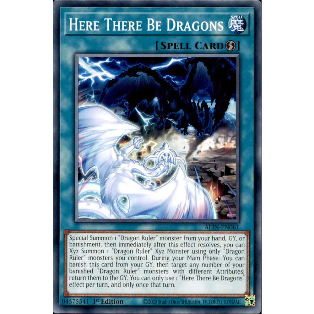 Here There Be Dragons ALIN-EN061 Yu-Gi-Oh! Card from the Alliance Insight Set