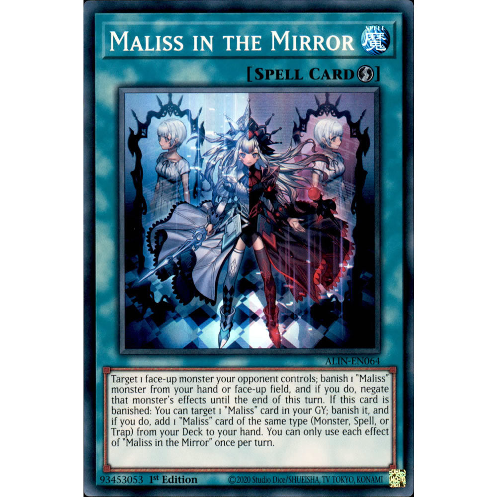 Maliss in the Mirror ALIN-EN064 Yu-Gi-Oh! Card from the Alliance Insight Set