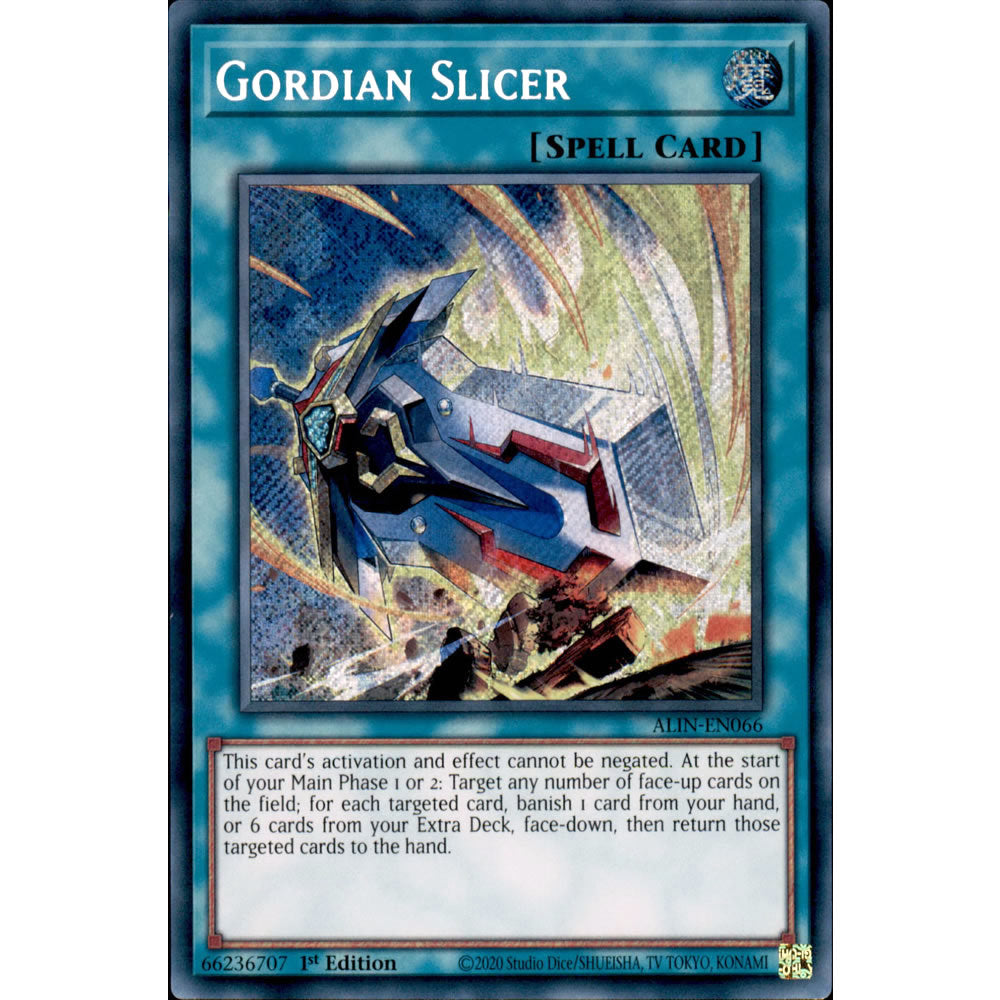 Gordian Slicer ALIN-EN066 Yu-Gi-Oh! Card from the Alliance Insight Set