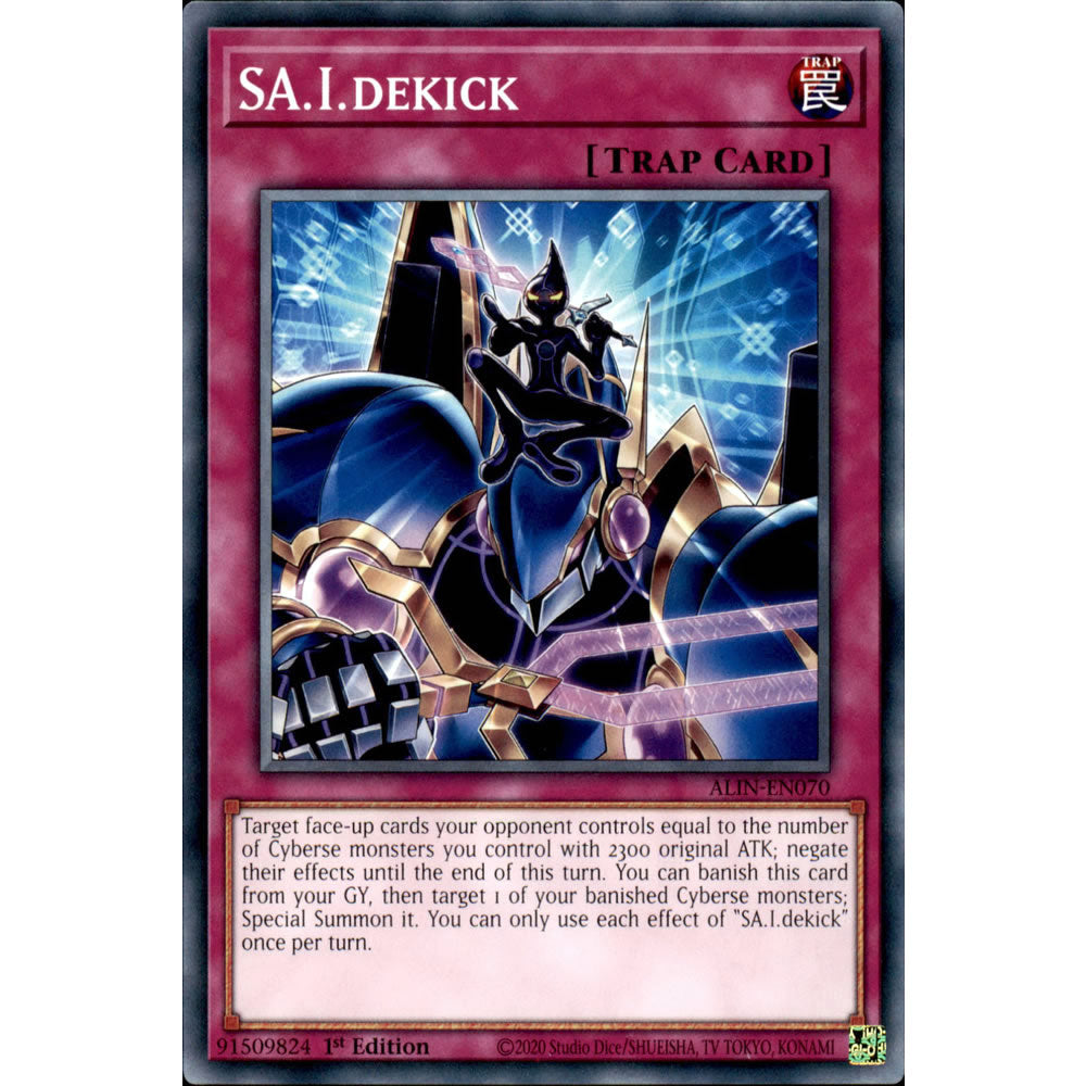 SA.I.dekick ALIN-EN070 Yu-Gi-Oh! Card from the Alliance Insight Set