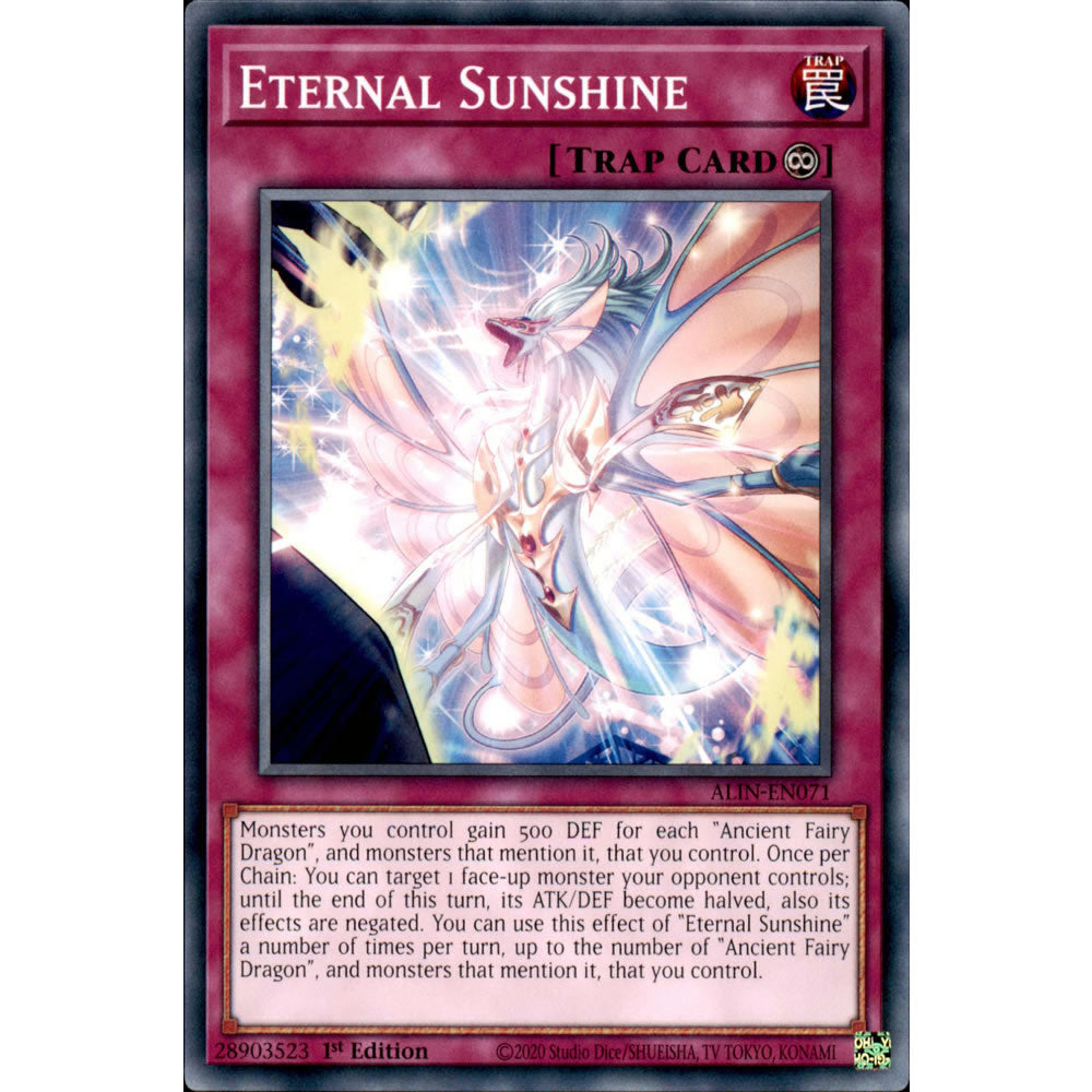 Eternal Sunshine ALIN-EN071 Yu-Gi-Oh! Card from the Alliance Insight Set