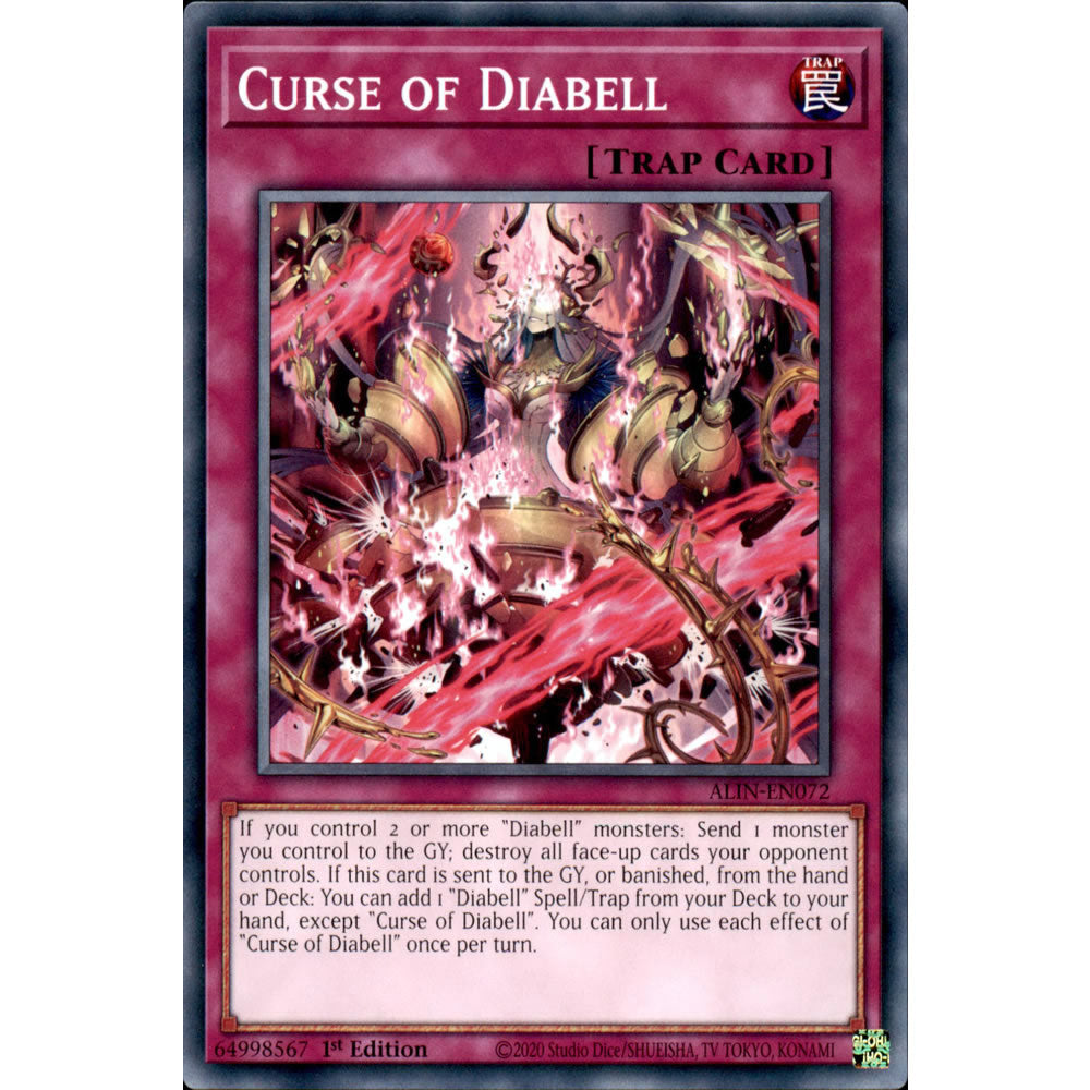 Curse of Diabell ALIN-EN072 Yu-Gi-Oh! Card from the Alliance Insight Set