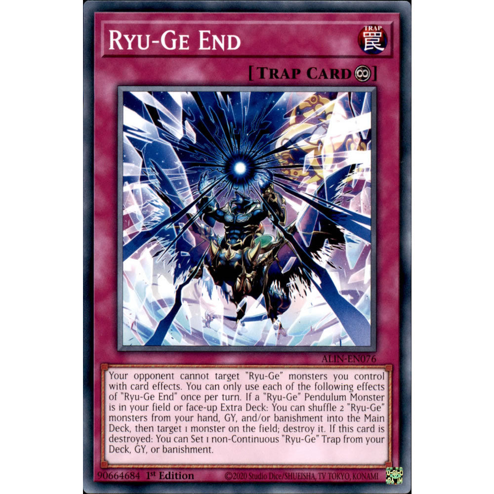 Ryu-Ge End ALIN-EN076 Yu-Gi-Oh! Card from the Alliance Insight Set