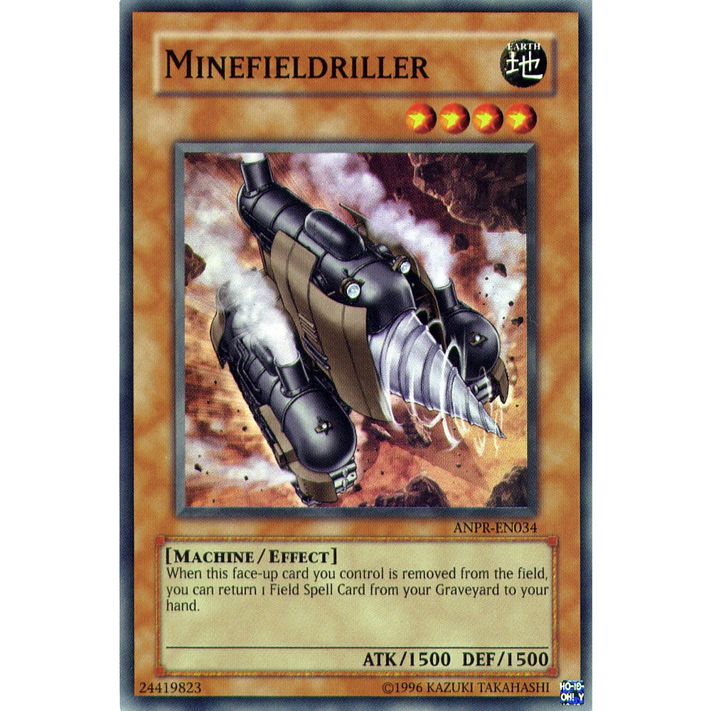 Minefieldriller ANPR-EN034 Yu-Gi-Oh! Card from the Ancient Prophecy Set
