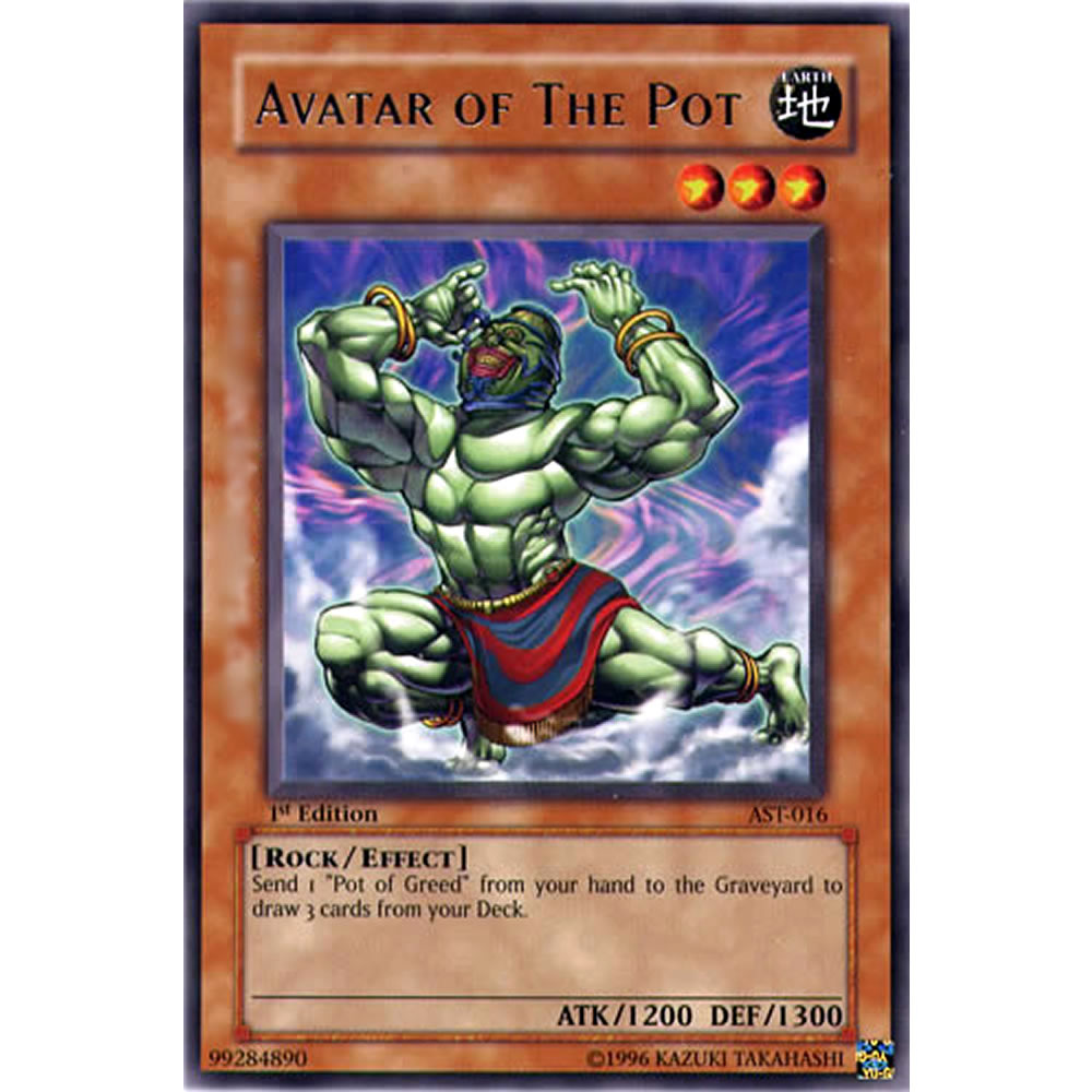 Avatar of the Pot AST-016 Yu-Gi-Oh! Card - Deckboosters Avatar of the Pot AST-016 Yu-Gi-Oh! Card - Deckboosters