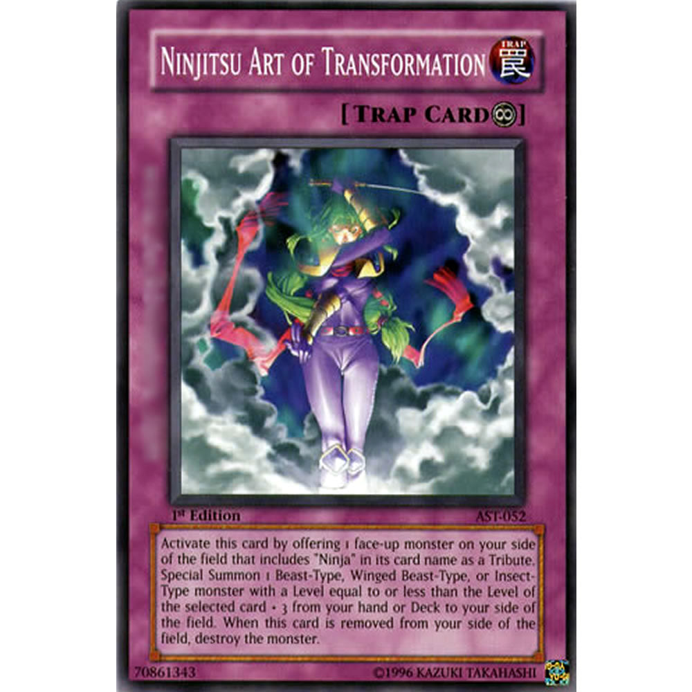 Ninjitsu Art of Transformation AST-052 Yu-Gi-Oh! Card from the Ancient Sanctuary Set