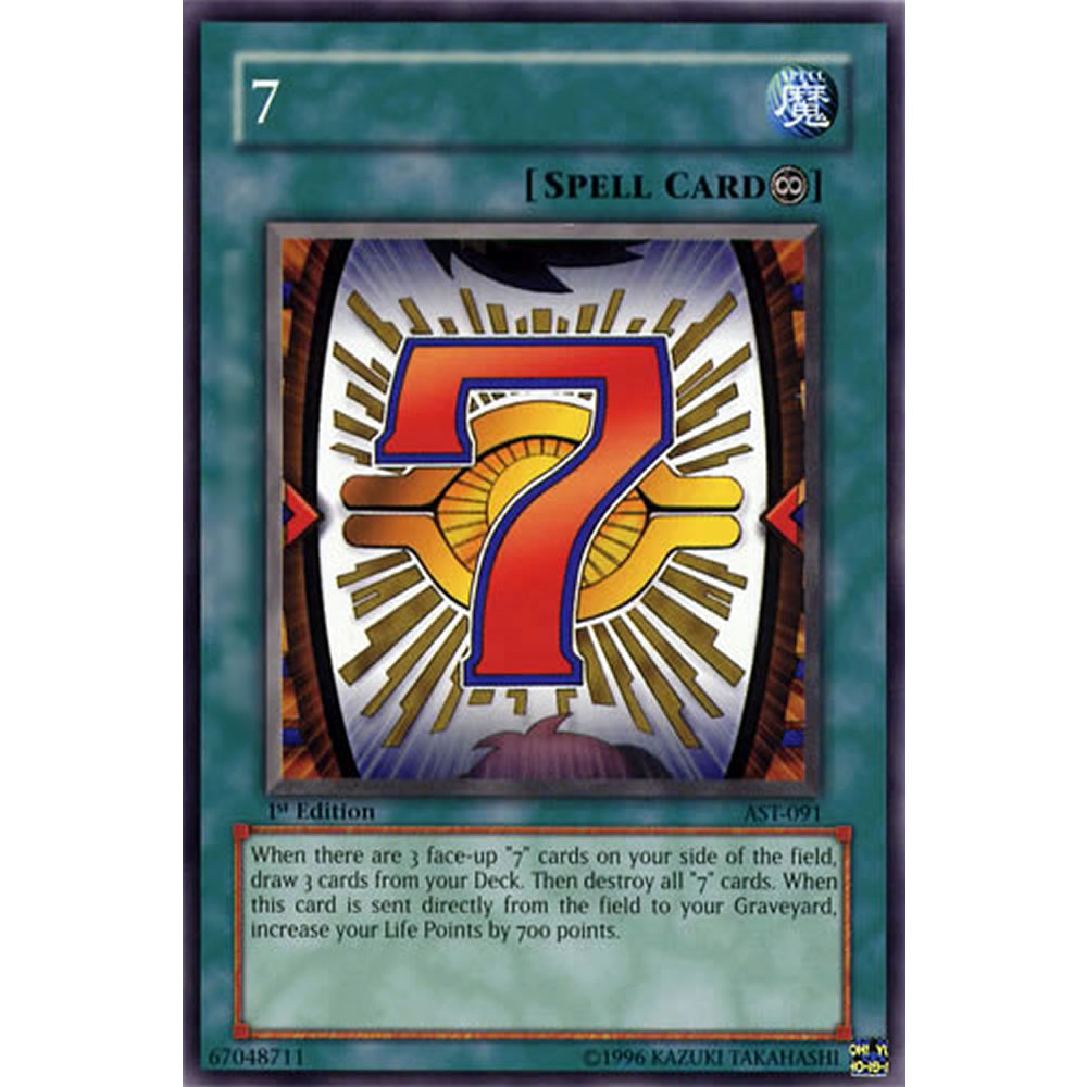 7 AST-091 Yu-Gi-Oh! Card - Deckboosters 7 AST-091 Yu-Gi-Oh! Card - Deckboosters