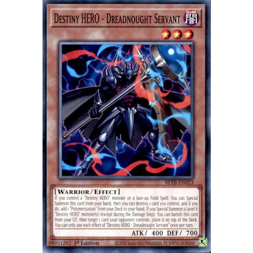 Destiny HERO - Dreadnought Servant BETB-EN023 Yu-Gi-Oh! Card from the Beyond the Brave Set