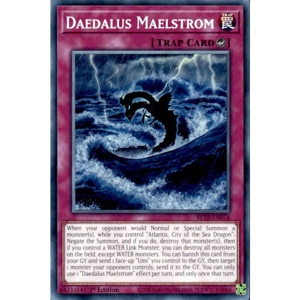Daedalus Maelstrom BETB-EN076 Yu-Gi-Oh! Card from the Beyond the Brave Set