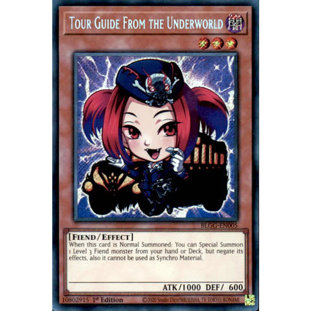 Tour Guide From the Underworld BLGG-EN005 Yu-Gi-Oh! Card from the Battles of Legend: Glorious Gallery Set