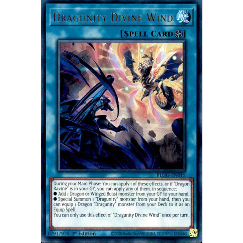 Dragunity Divine Wind BLGG-EN015 Yu-Gi-Oh! Card
