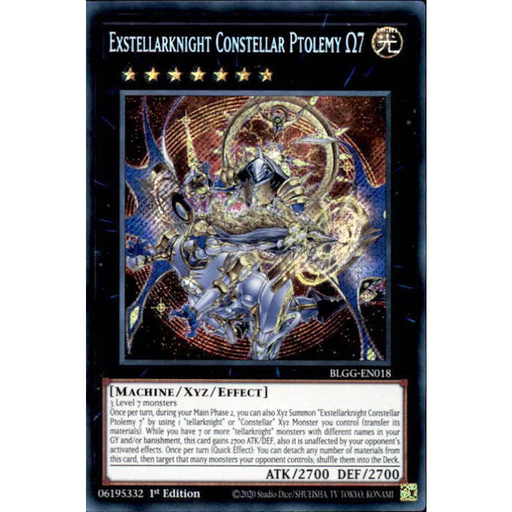 Exstellarknight Constellar Ptolemy ?7 BLGG-EN018 Yu-Gi-Oh! Card from the Battles of Legend: Glorious Gallery Set