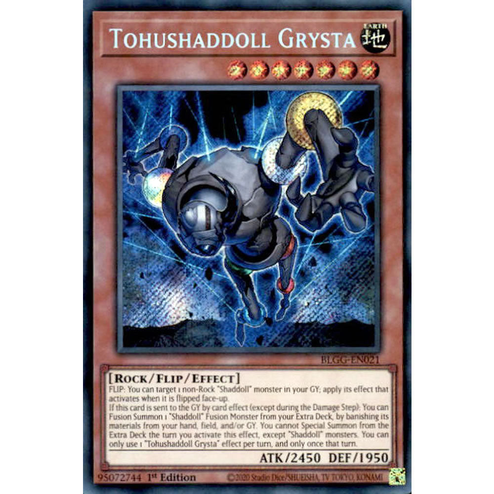 Tohushaddoll Grysta BLGG-EN021 Yu-Gi-Oh! Card from the Battles of Legend: Glorious Gallery Set