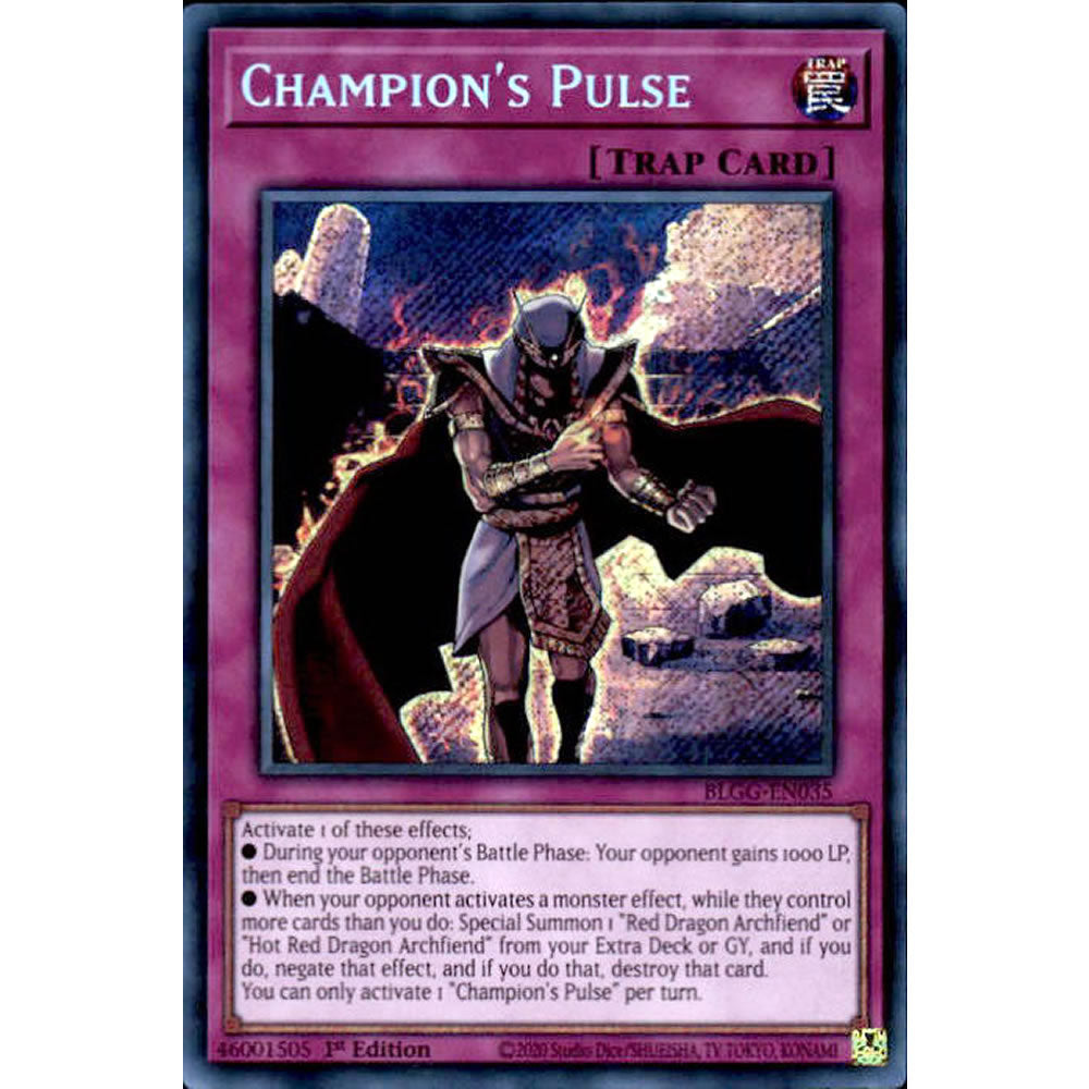 Champion's Pulse BLGG-EN035 Yu-Gi-Oh! Card from the Battles of Legend: Glorious Gallery Set