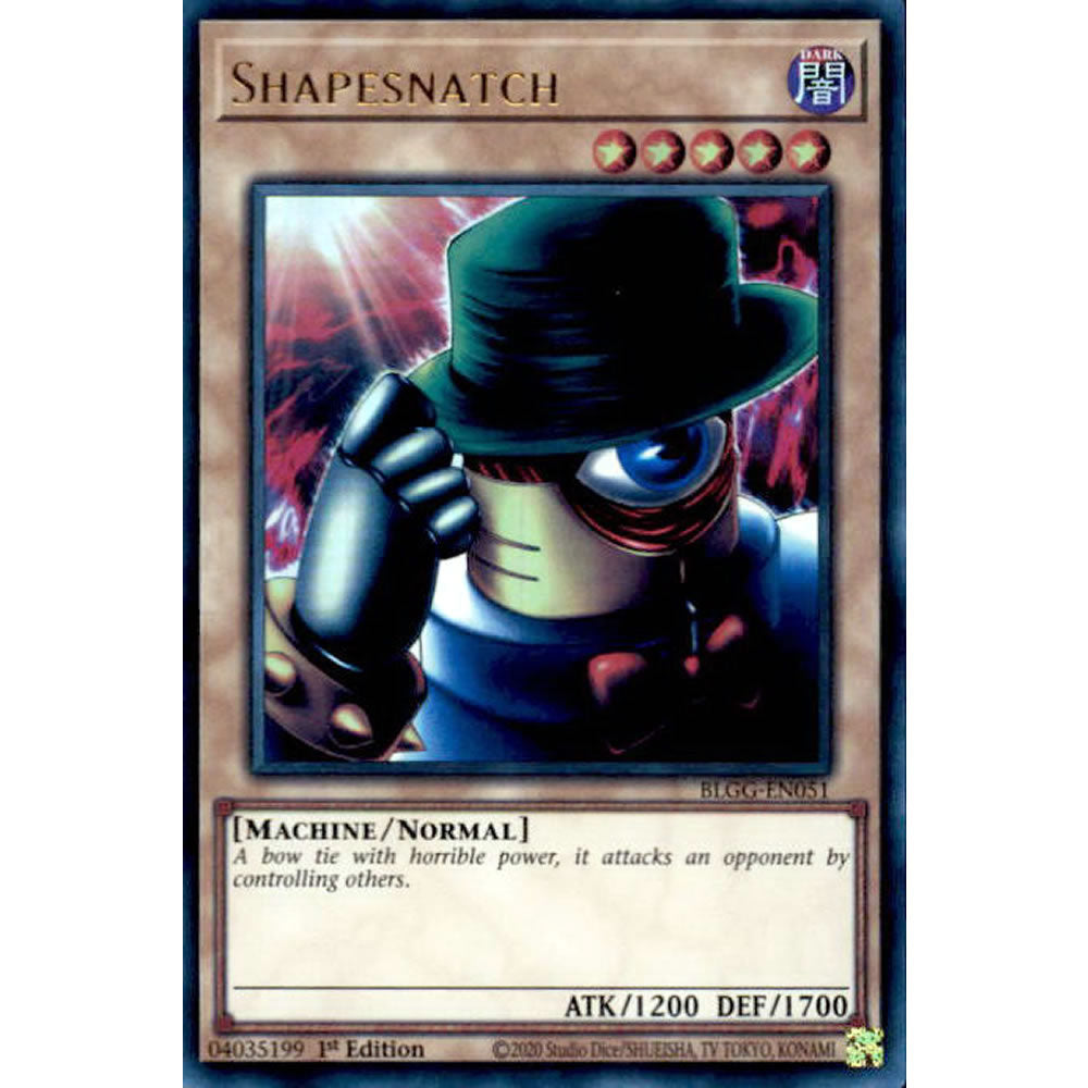 Shapesnatch BLGG-EN051 Yu-Gi-Oh! Card from the Battles of Legend: Glorious Gallery Set