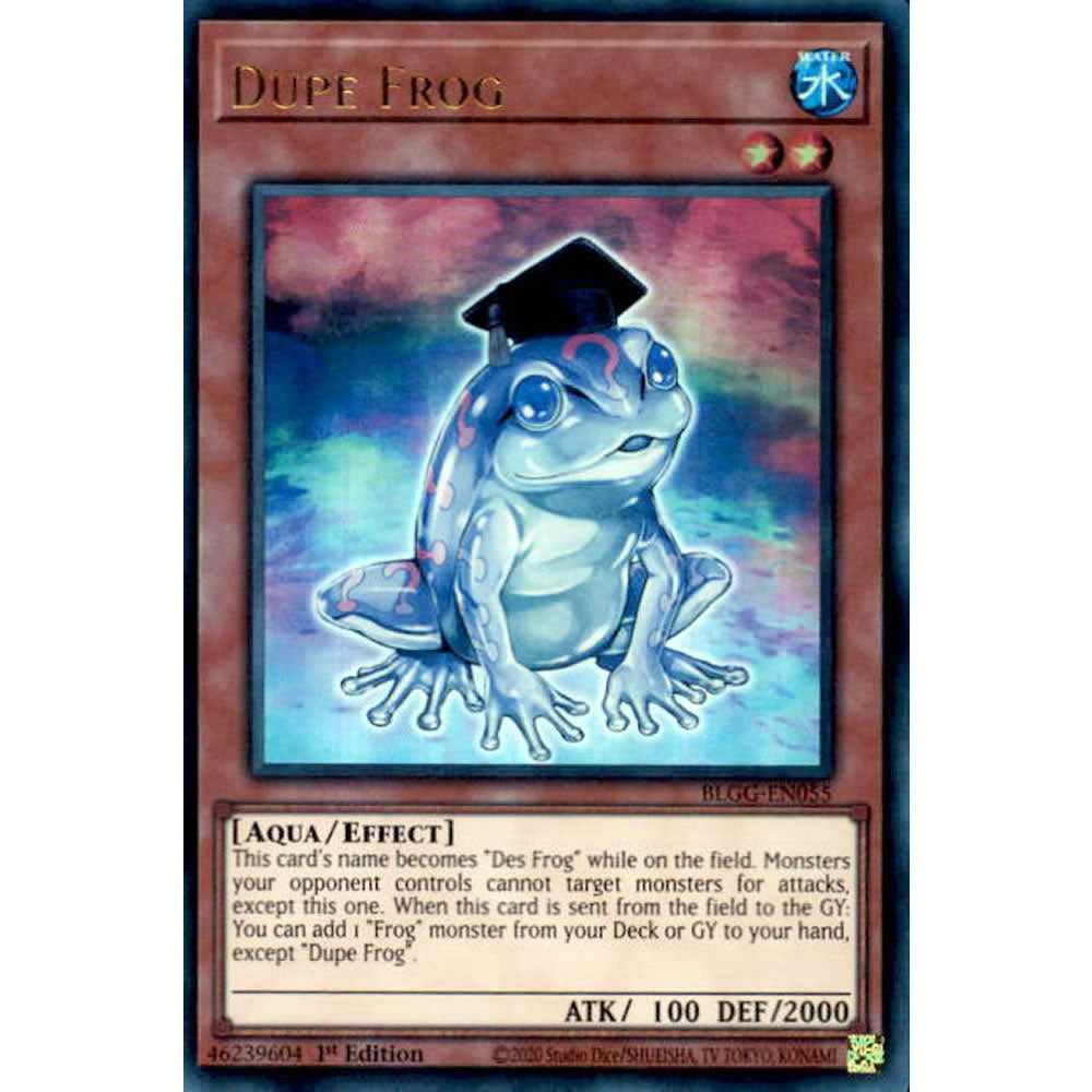 Dupe Frog BLGG-EN055 Yu-Gi-Oh! Card from the Battles of Legend: Glorious Gallery Set