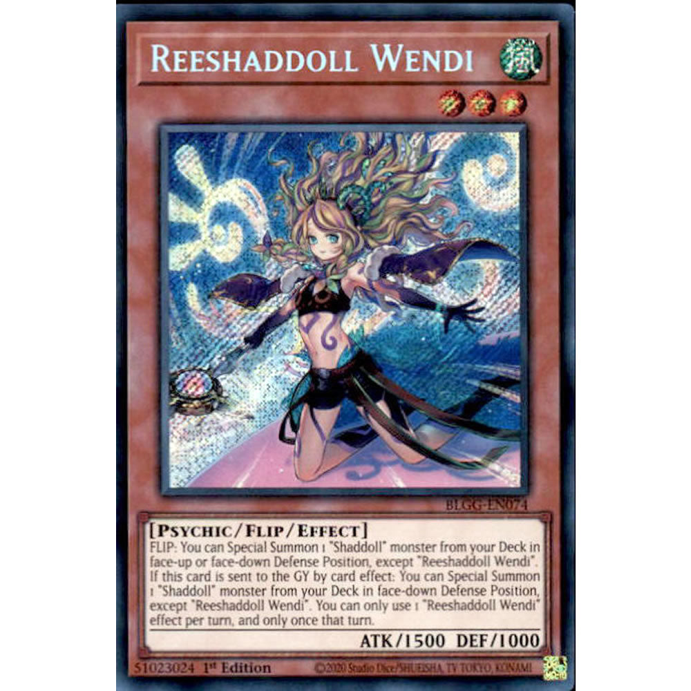 Reeshaddoll Wendi BLGG-EN074 Yu-Gi-Oh! Card from the Battles of Legend: Glorious Gallery Set