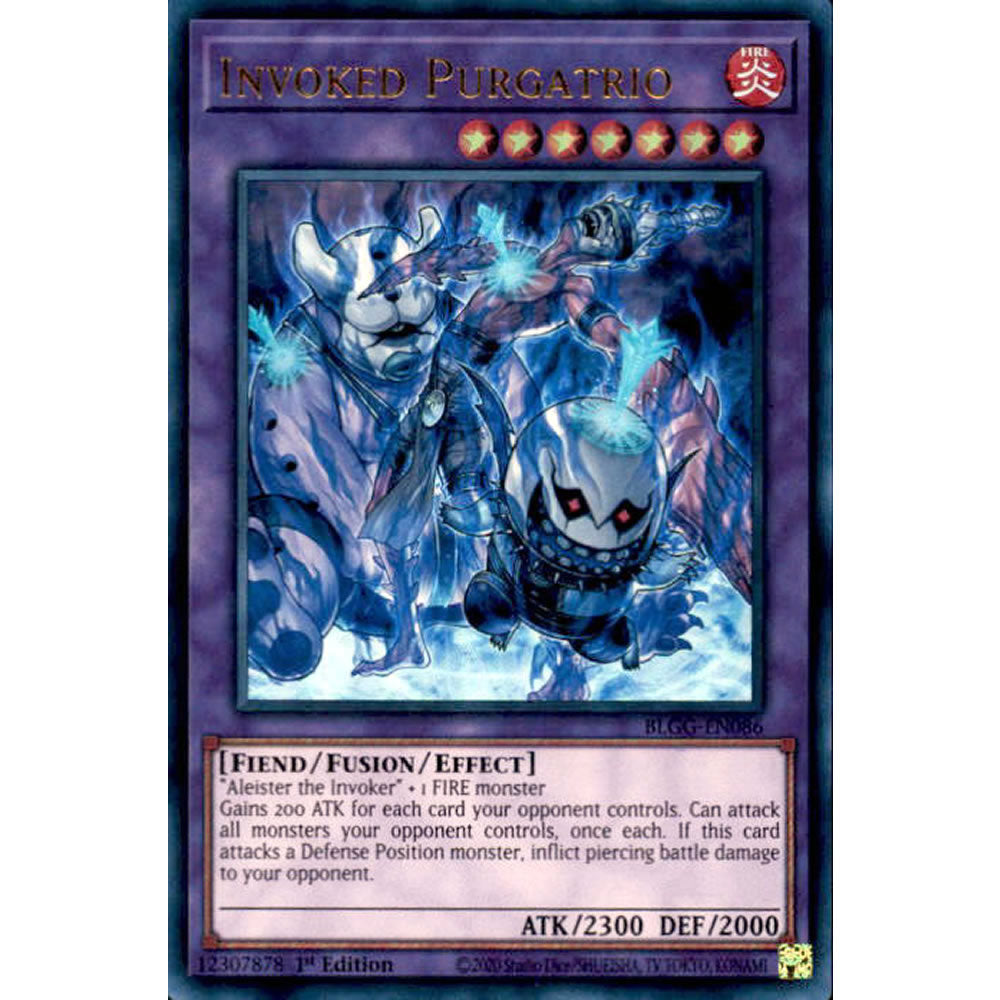 Invoked Purgatrio BLGG-EN086 Yu-Gi-Oh! Card from the Battles of Legend: Glorious Gallery Set