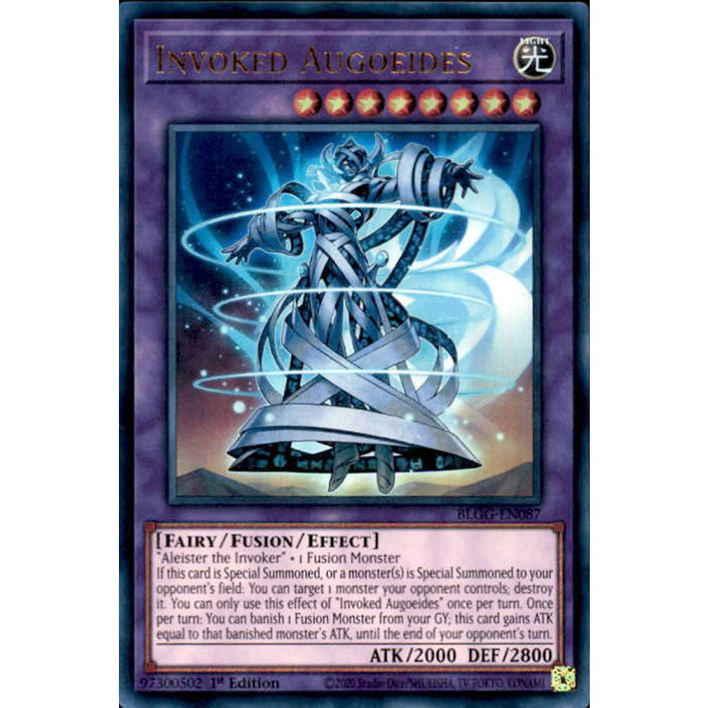Invoked Augoeides BLGG-EN087 Yu-Gi-Oh! Card from the Battles of Legend: Glorious Gallery Set