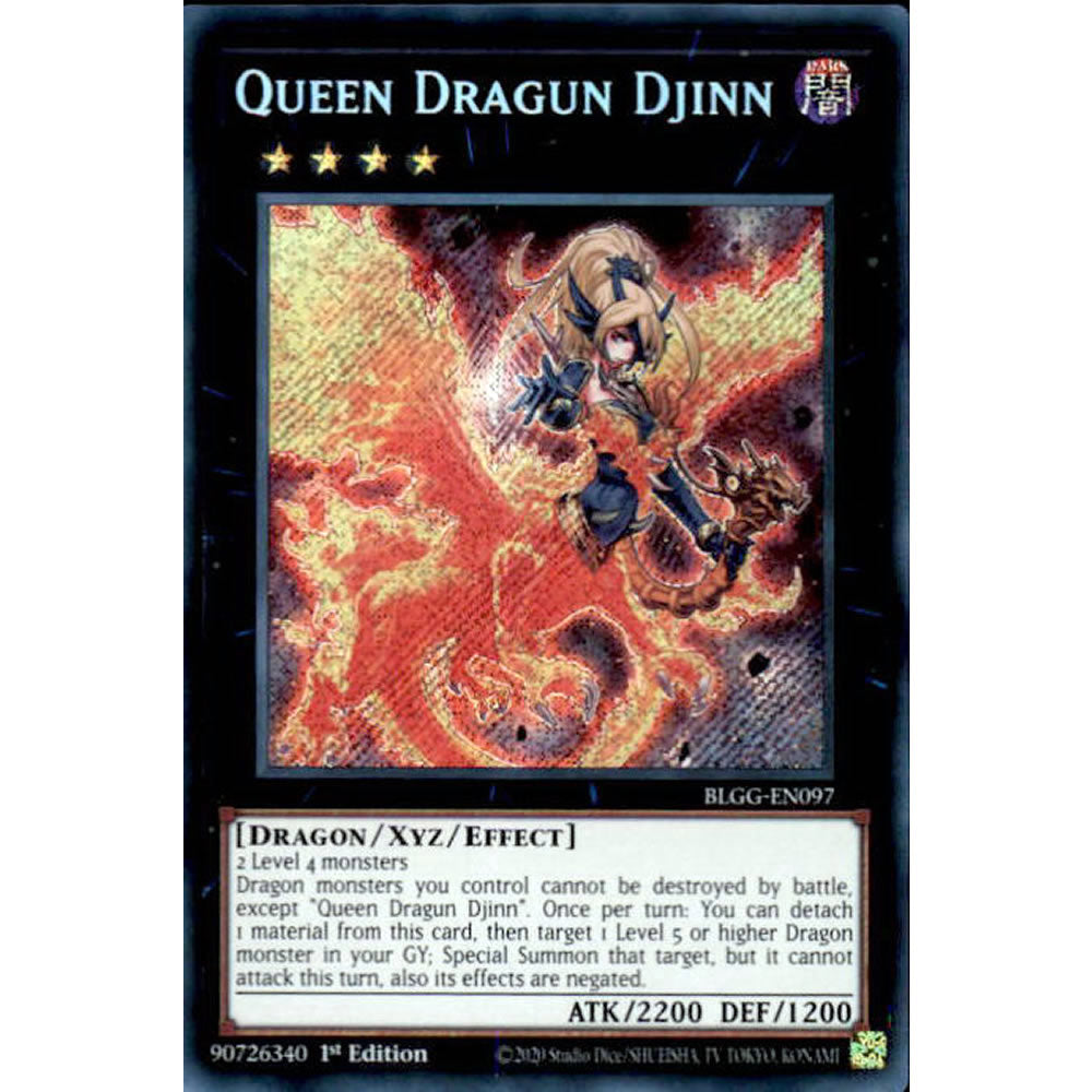 Queen Dragun Djinn BLGG-EN097 Yu-Gi-Oh! Card from the Battles of Legend: Glorious Gallery Set
