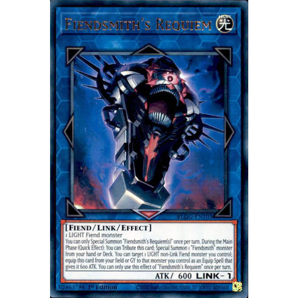 Fiendsmith's Requiem BLGG-EN103 Yu-Gi-Oh! Card from the Battles of Legend: Glorious Gallery Set
