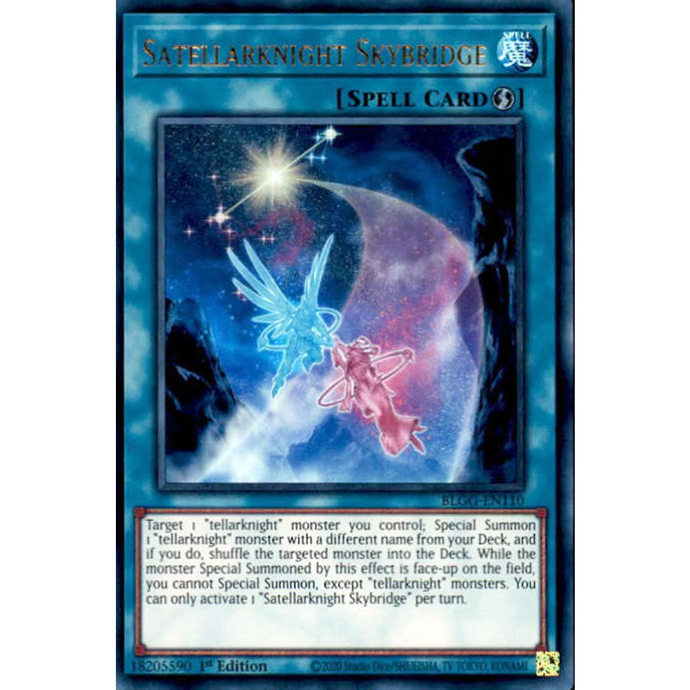 Satellarknight Skybridge BLGG-EN110 Yu-Gi-Oh! Card from the Battles of Legend: Glorious Gallery Set