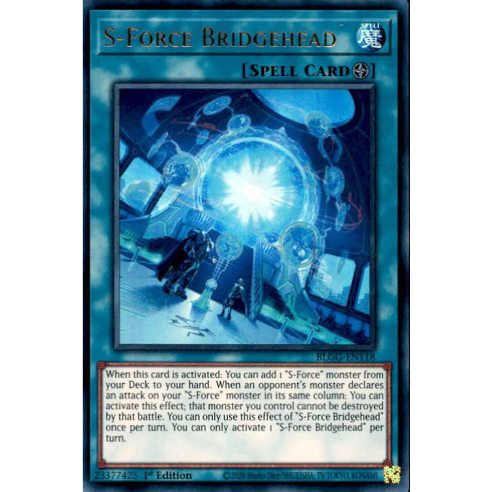 S-Force Bridgehead BLGG-EN118 Yu-Gi-Oh! Card from the Battles of Legend: Glorious Gallery Set