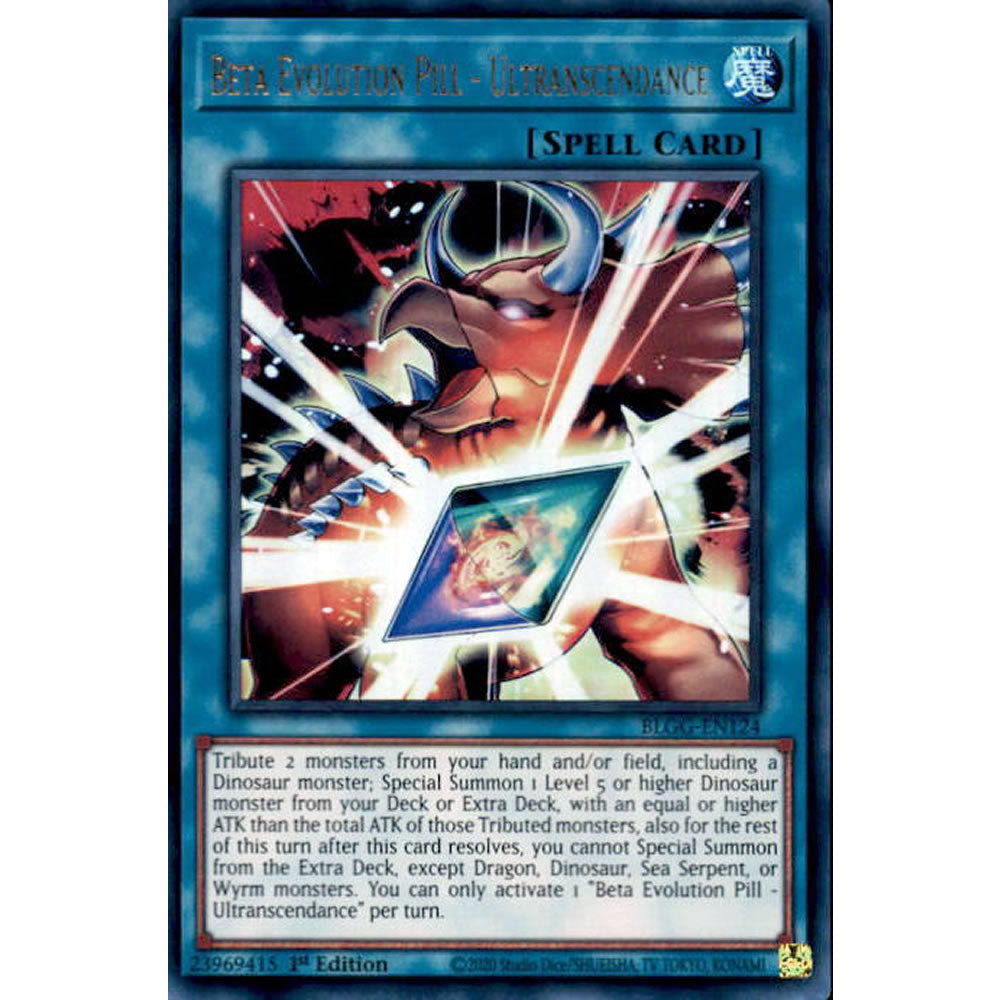 Beta Evolution Pill - Ultranscendance BLGG-EN124 Yu-Gi-Oh! Card from the Battles of Legend: Glorious Gallery Set
