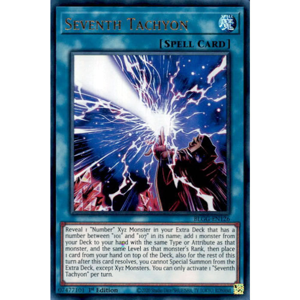 Seventh Tachyon BLGG-EN126 Yu-Gi-Oh! Card from the Battles of Legend: Glorious Gallery Set