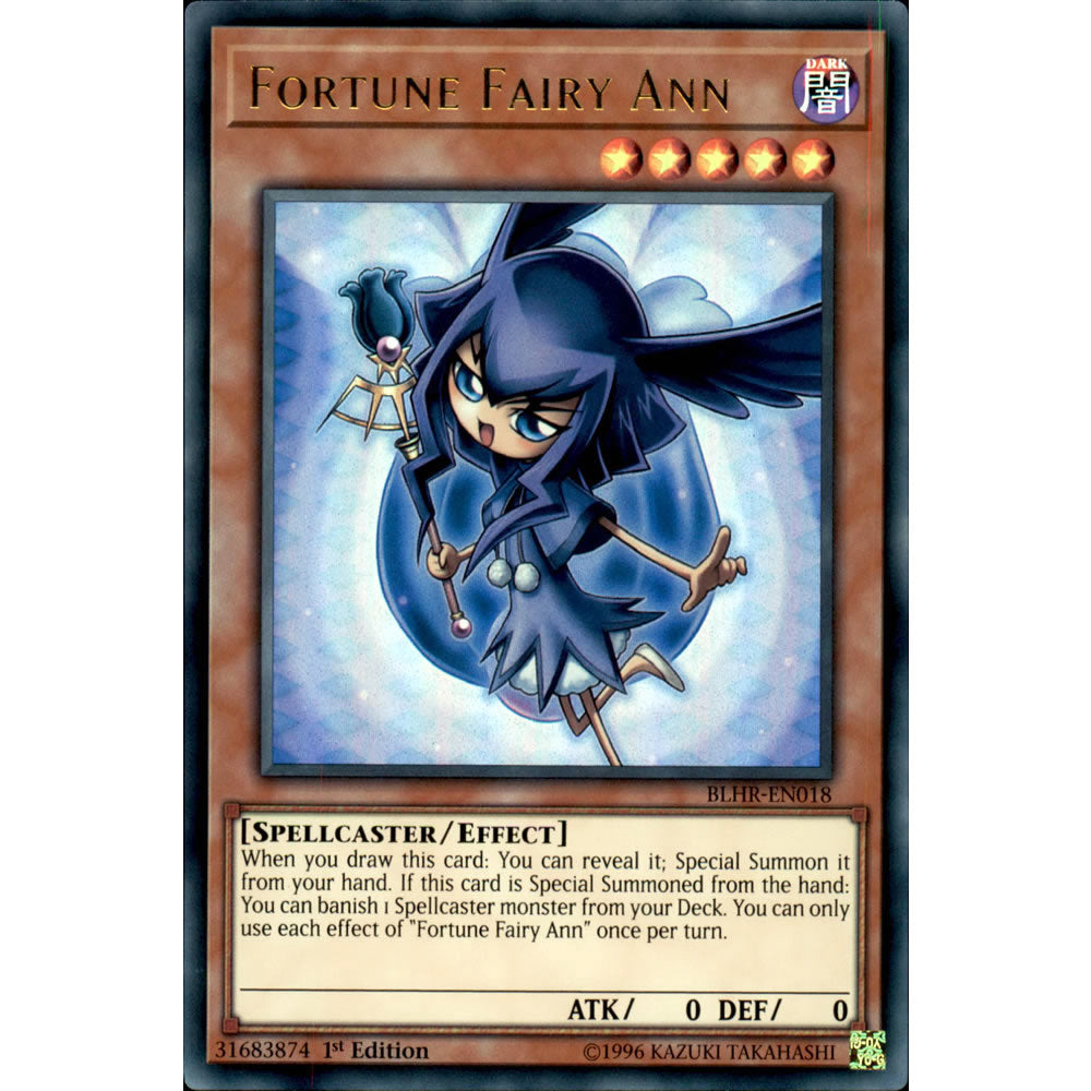 yugioh fairy draw card Fortune Fairy Ann BLHR-EN018 Yu-Gi-Oh! Card