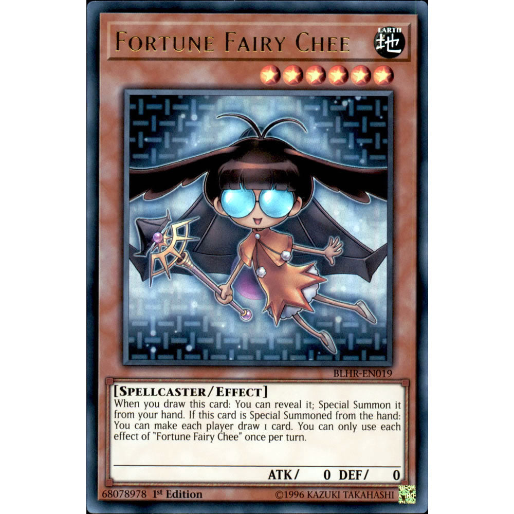 yugioh fairy draw card Fortune Fairy Chee BLHR-EN019 Yu-Gi-Oh! Card
