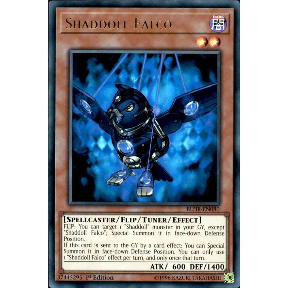 Shaddoll Falco BLHR-EN080 Yu-Gi-Oh! Card from the Battles of Legend: Hero's Revenge Set