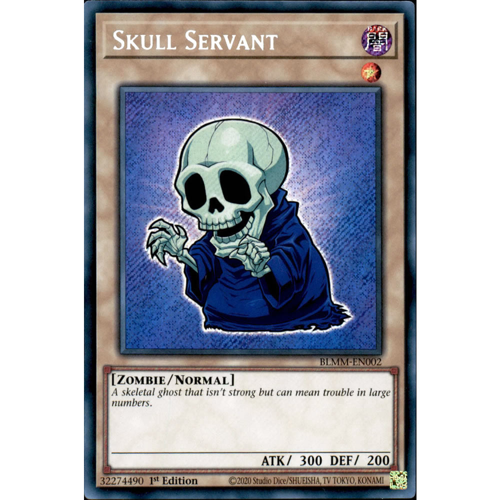 Skull Servant BLMM-EN002 Yu-Gi-Oh! Card from the Battles of Legend: Monster Mayhem Set